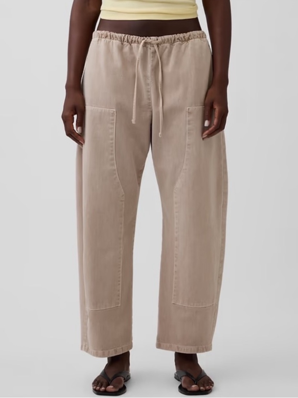 Easy Double-Knee Barrel Pants